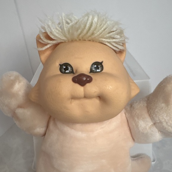 Vintage 1983 Coleco Cabbage Patch Kids "KOOSAS CAT" Doll Brown CPK 1980s 15" - Picture 2 of 11